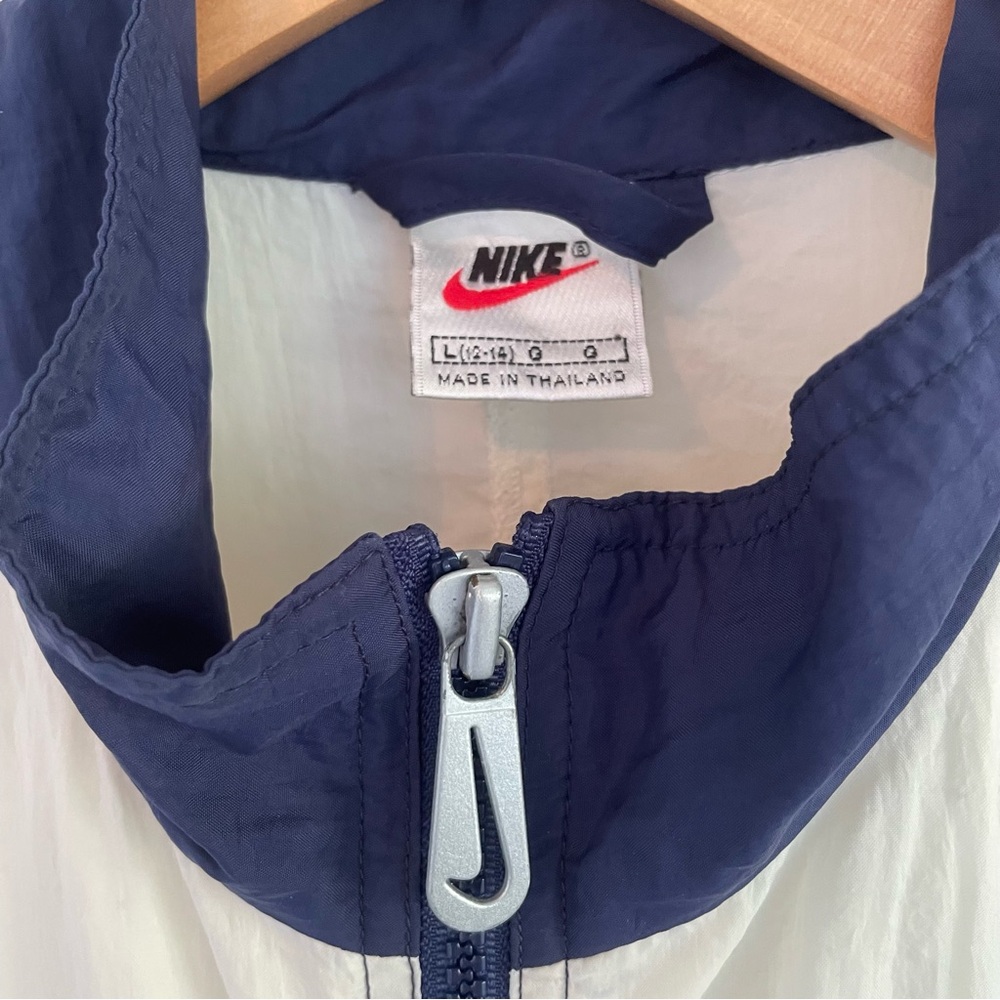 Nike Women's Vintage Track Jacket, Blue Teal White - Picture 3 of 5